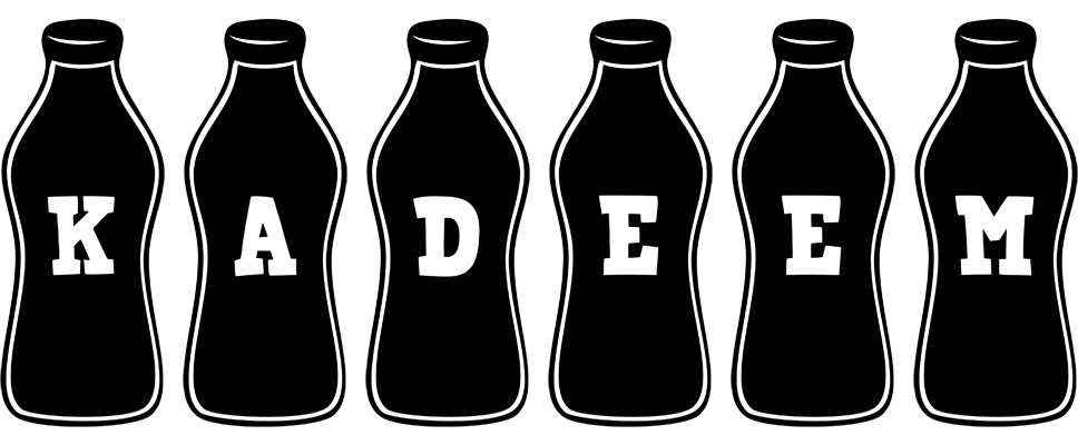 Kadeem bottle logo