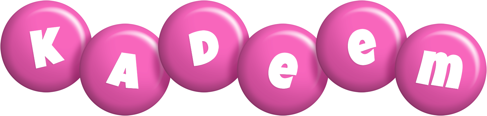 Kadeem candy-pink logo