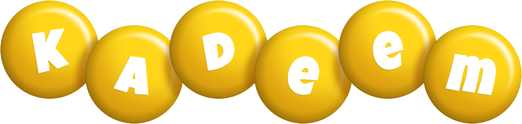 Kadeem candy-yellow logo