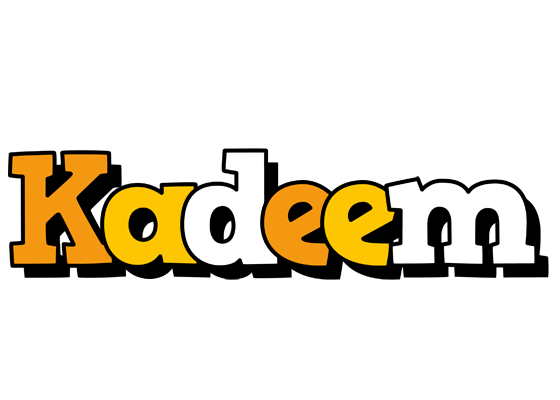 Kadeem cartoon logo
