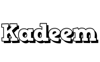 Kadeem snowing logo