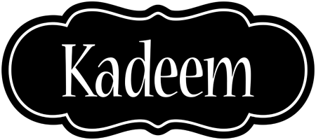 Kadeem welcome logo