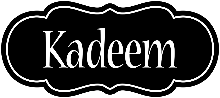 Kadeem welcome logo