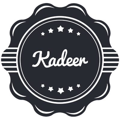 Kadeer badge logo