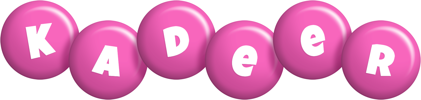 Kadeer candy-pink logo
