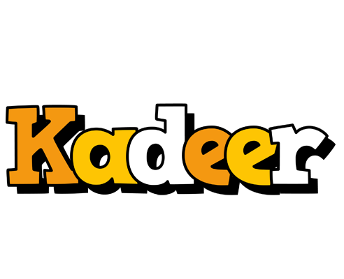 Kadeer cartoon logo