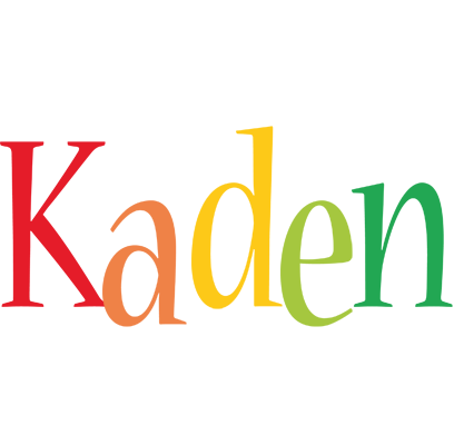 Kaden birthday logo