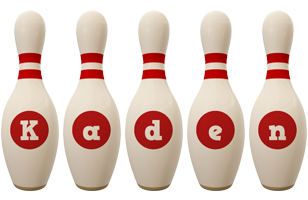 Kaden bowling-pin logo