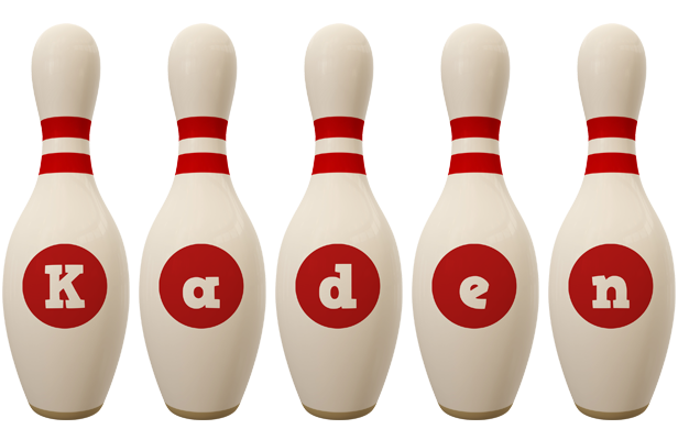 Kaden bowling-pin logo