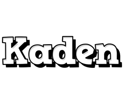 Kaden snowing logo