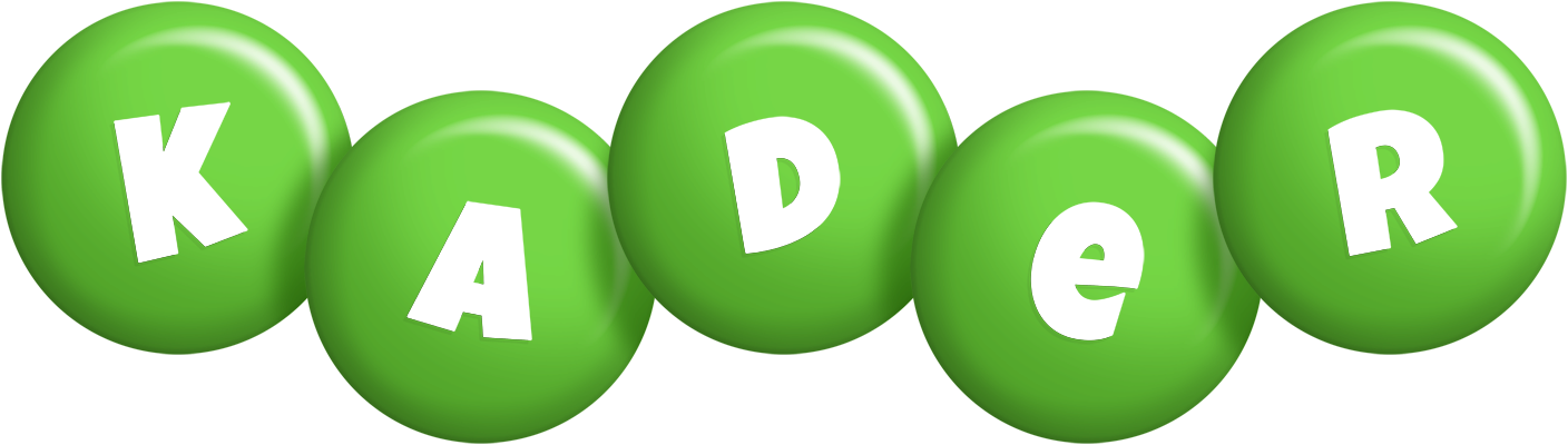 Kader candy-green logo