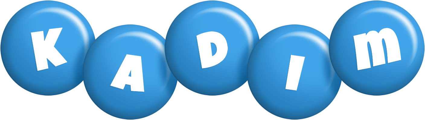 Kadim candy-blue logo