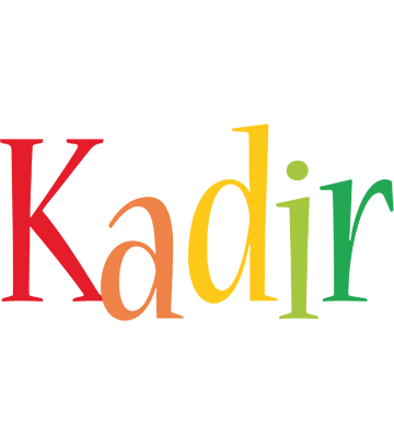 Kadir birthday logo
