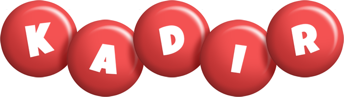 Kadir candy-red logo