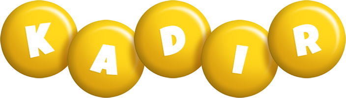 Kadir candy-yellow logo