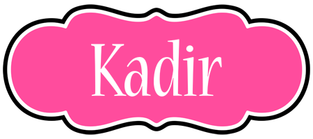Kadir invitation logo