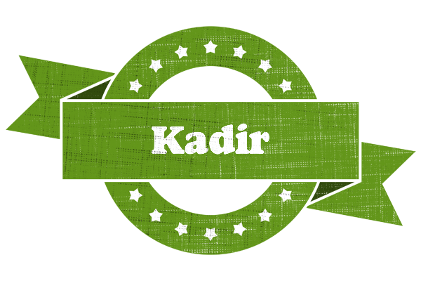 Kadir natural logo