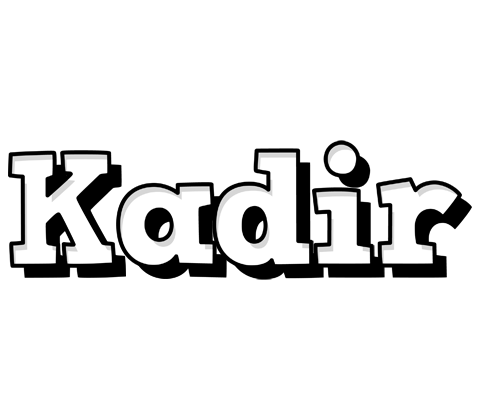 Kadir snowing logo