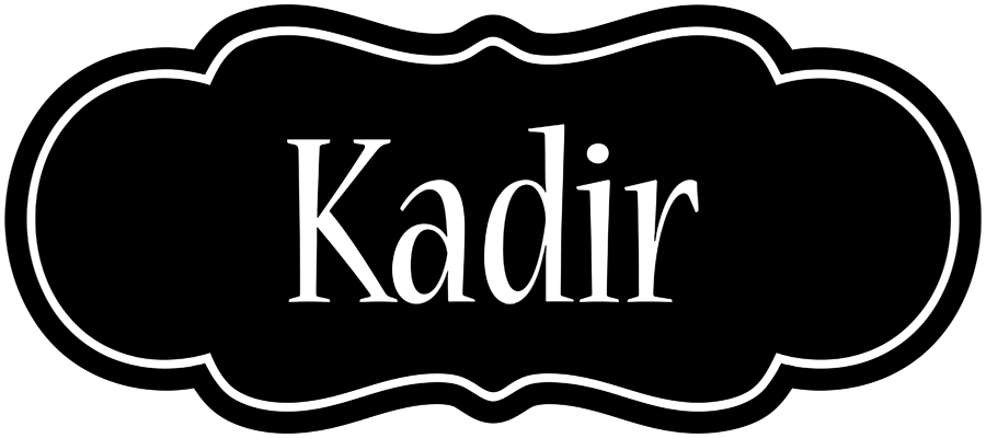 Kadir welcome logo