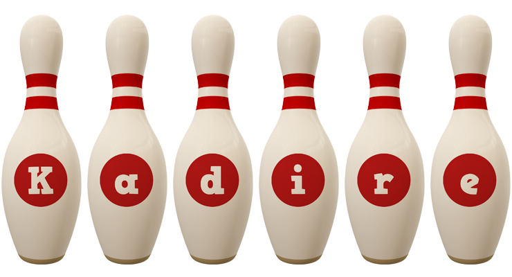 Kadire bowling-pin logo