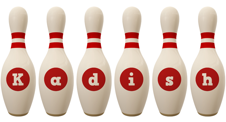 Kadish bowling-pin logo