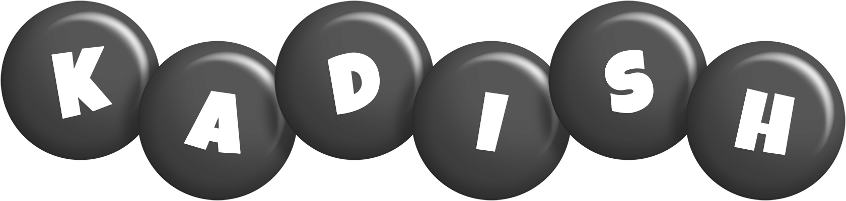 Kadish candy-black logo
