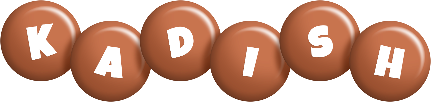 Kadish candy-brown logo