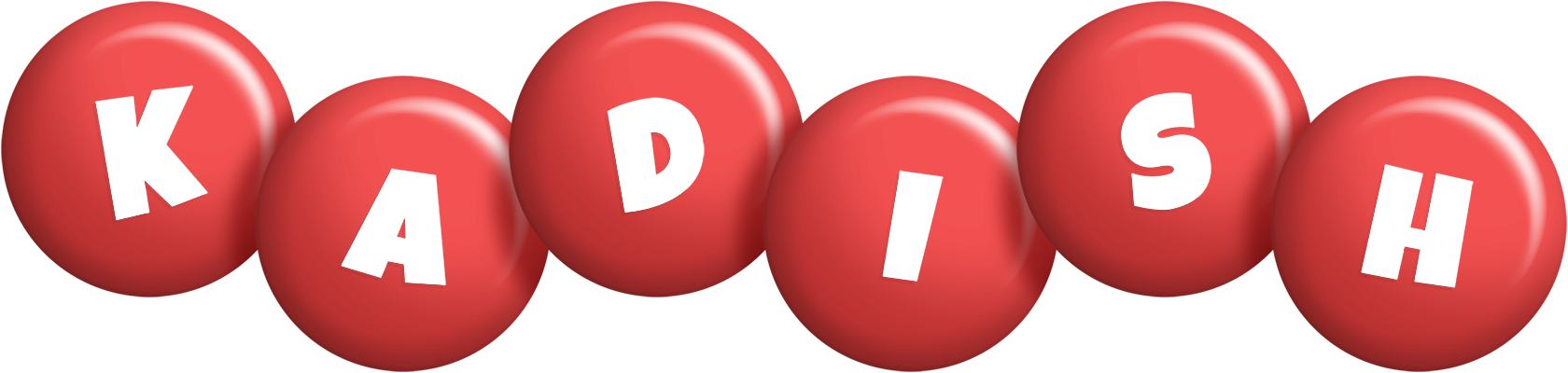 Kadish candy-red logo