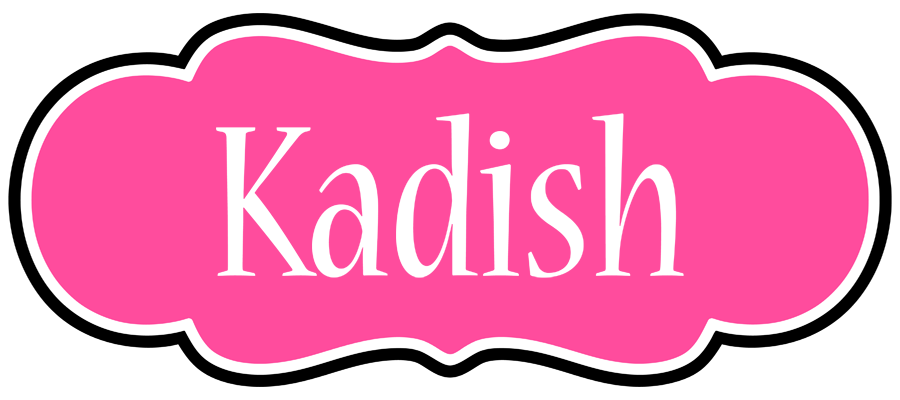 Kadish invitation logo