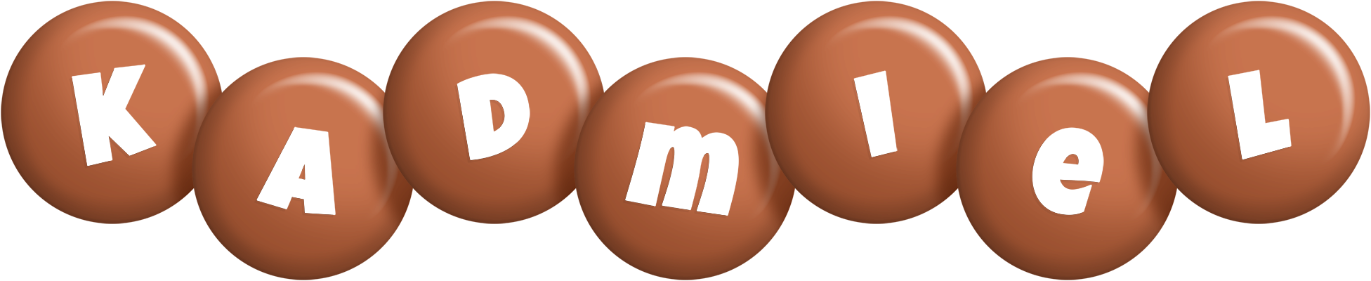 Kadmiel candy-brown logo