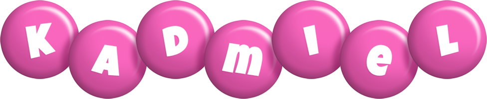 Kadmiel candy-pink logo