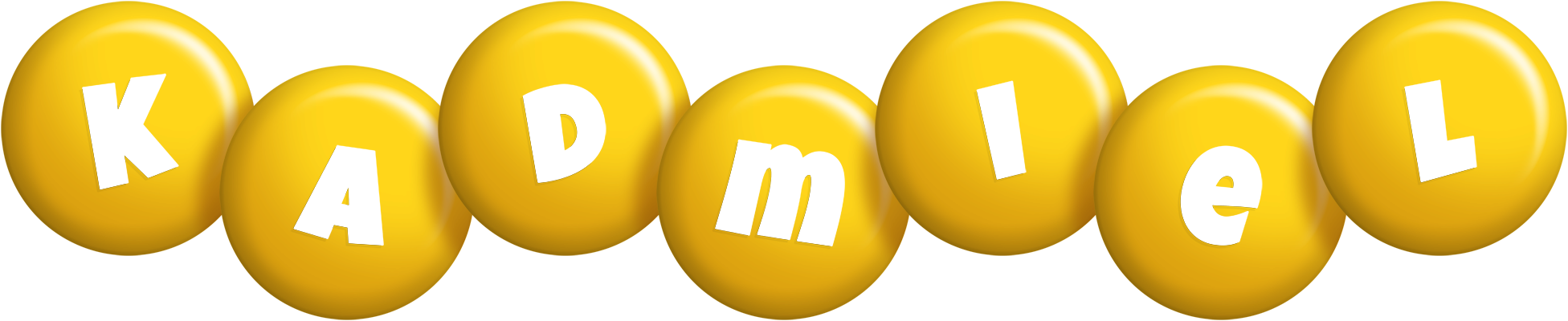 Kadmiel candy-yellow logo