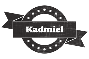 Kadmiel grunge logo