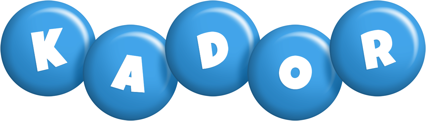 Kador candy-blue logo