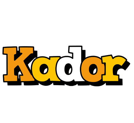 Kador cartoon logo