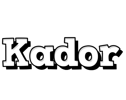 Kador snowing logo