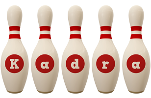 Kadra bowling-pin logo