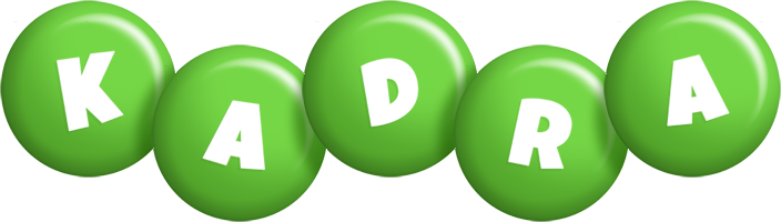 Kadra candy-green logo