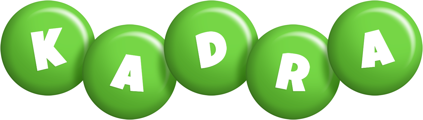 Kadra candy-green logo