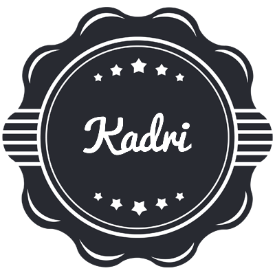Kadri badge logo