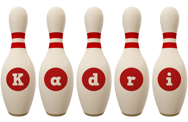 Kadri bowling-pin logo