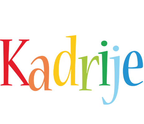 Kadrije birthday logo