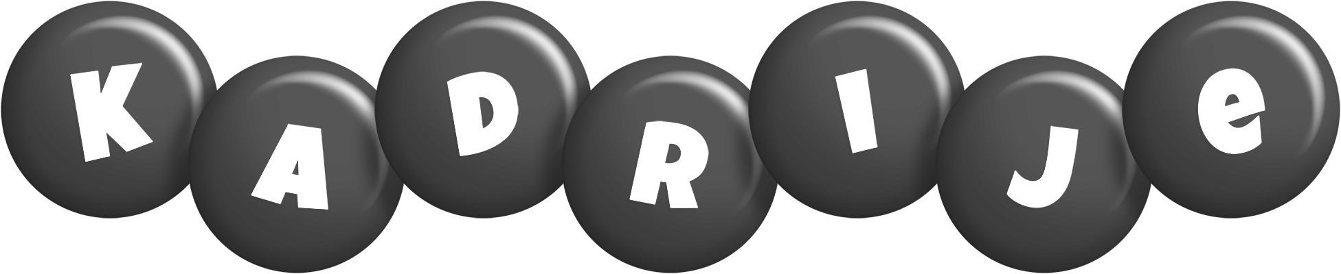 Kadrije candy-black logo