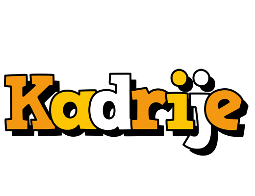 Kadrije cartoon logo