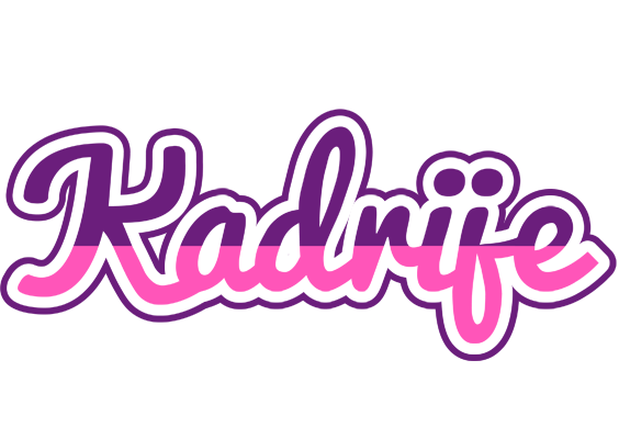 Kadrije cheerful logo