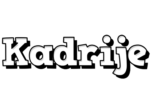 Kadrije snowing logo