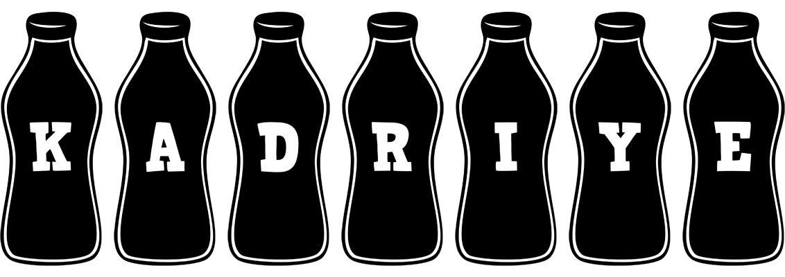 Kadriye bottle logo