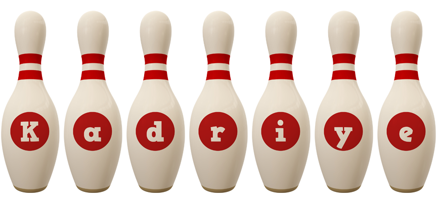 Kadriye bowling-pin logo