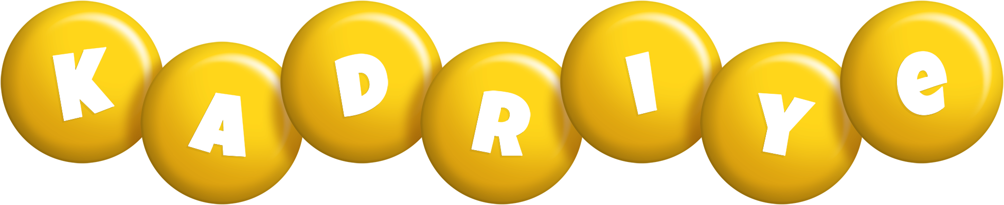 Kadriye candy-yellow logo