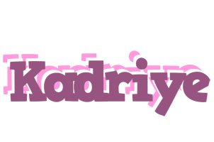 Kadriye relaxing logo